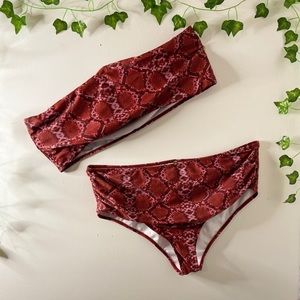 Shein Strapless Bathing Suit